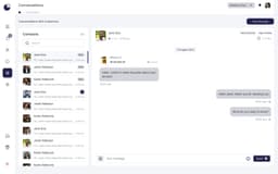 Conversation screenshot attached to the request